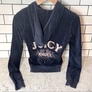 Juicy Couture Velour Full Zip Hoodie